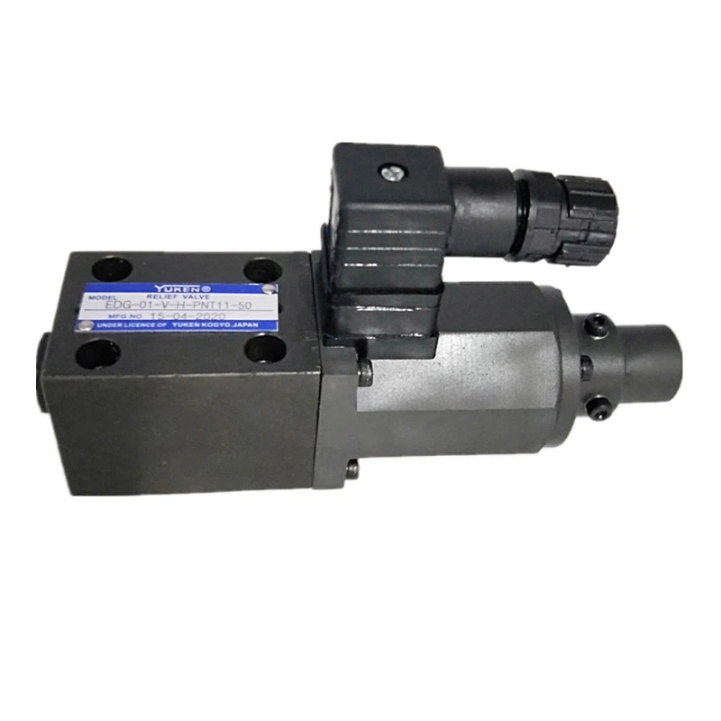 Comhla Faoisimh Píolótach Comhréire Yuken EDG-01-VH-PN-T11-50 Comhla Hiodrálacha Comhréireach